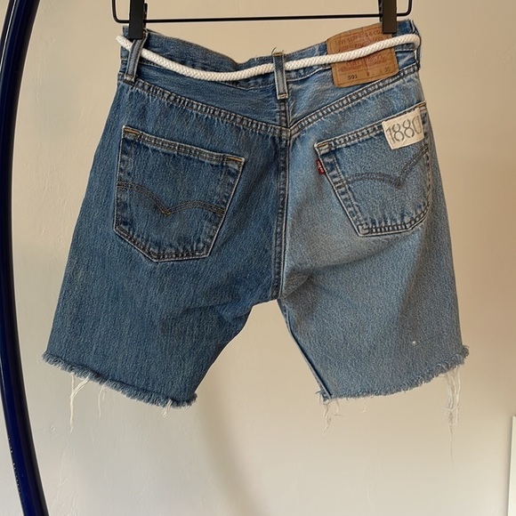 RILEY 1880 UNFINISHED MASTERPIECE CUT OFF SHORTS - Picture 6 of 8